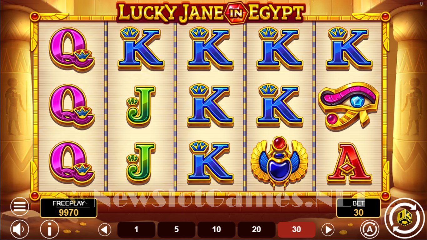 Lucky Jane in Egypt Slot Demo Image