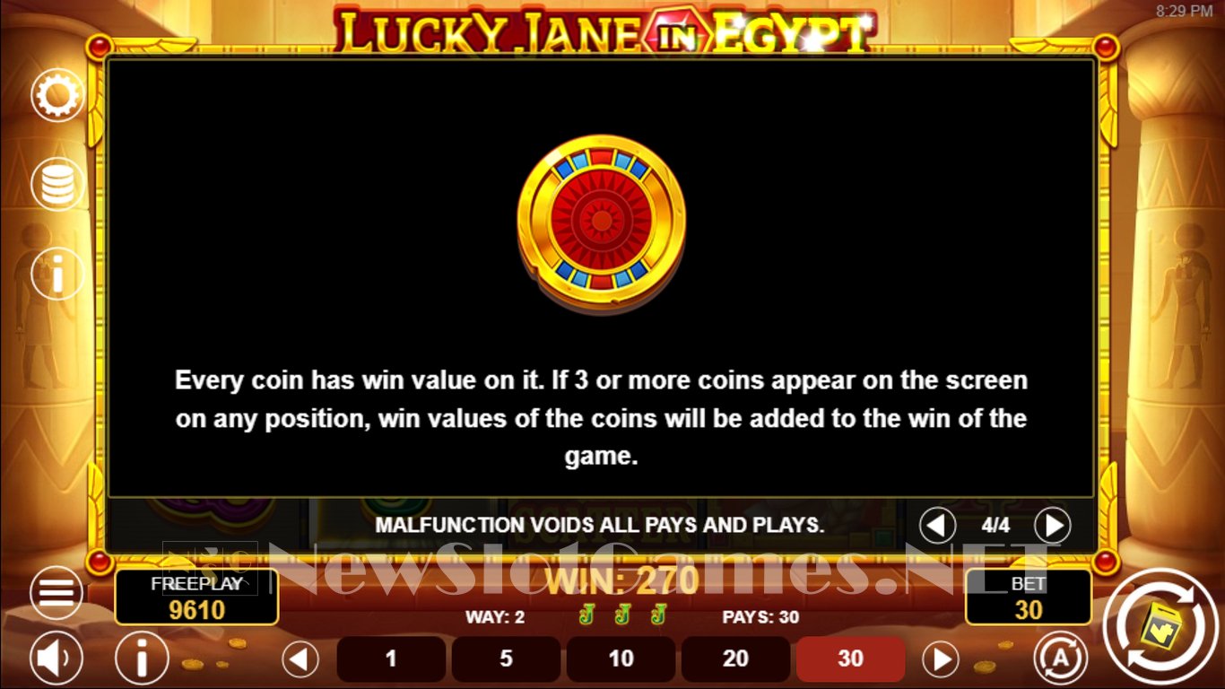 Lucky Jane in Egypt Slot Slot Image in Demo - pic. 8