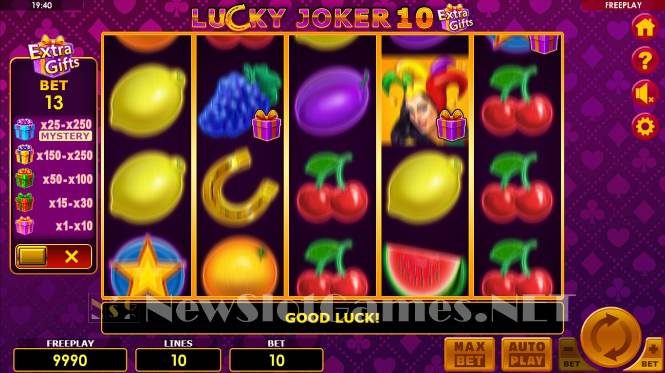 Lucky Joker 10 Extra Gifts Slot Slot Image in Demo - pic. 2