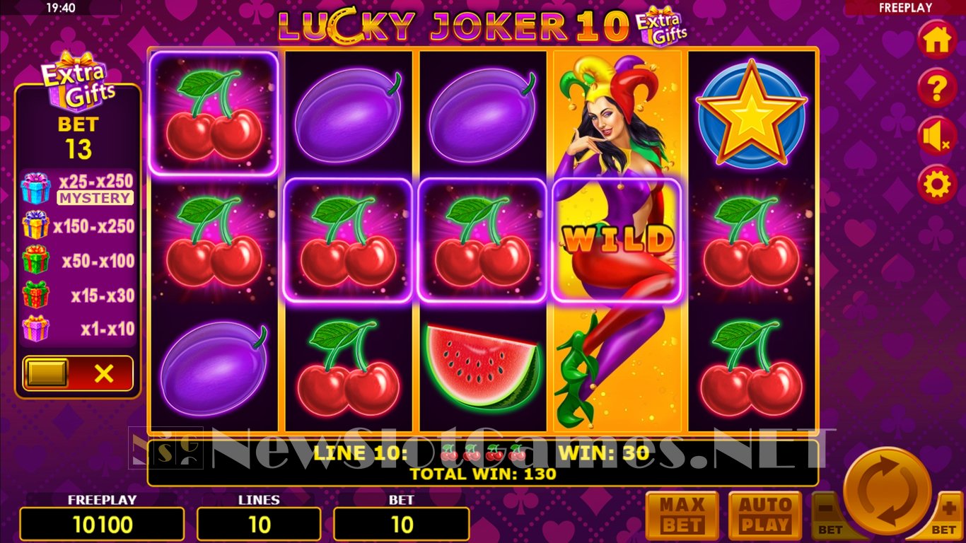 Lucky Joker 10 Extra Gifts Slot Slot Image in Demo - pic. 4