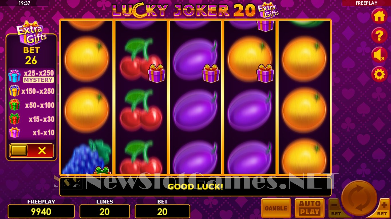 Lucky Joker 20 Extra Gifts Slot Slot Image in Demo - pic. 5