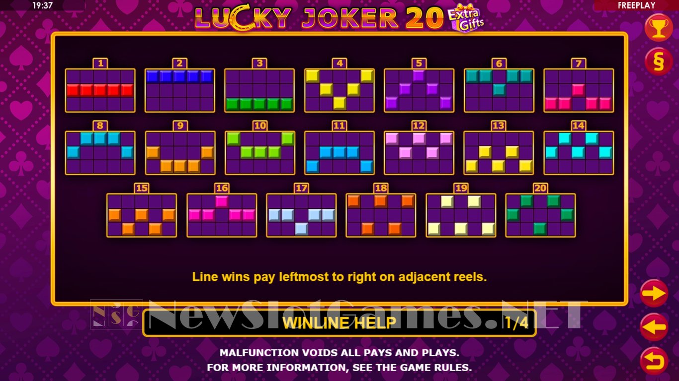 Lucky Joker 20 Extra Gifts Slot Slot Image in Demo - pic. 8