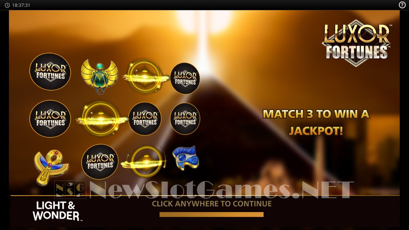 Luxor Fortunes Slot Demo Image
