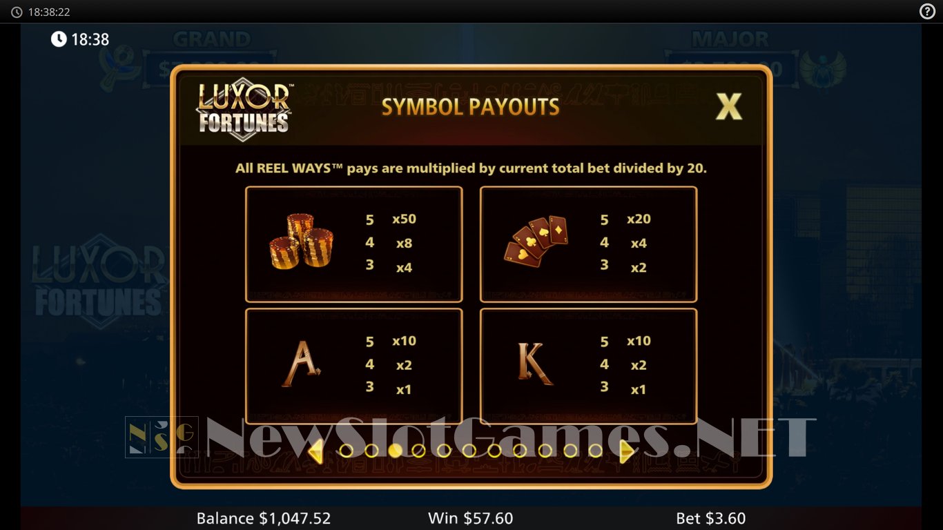 Luxor Fortunes Slot Slot Image in Demo - pic. 8