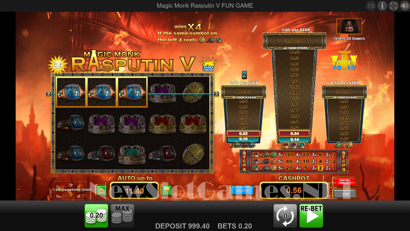 Magic Monk Rasputin V Slot Slot Image in Demo - pic. 3