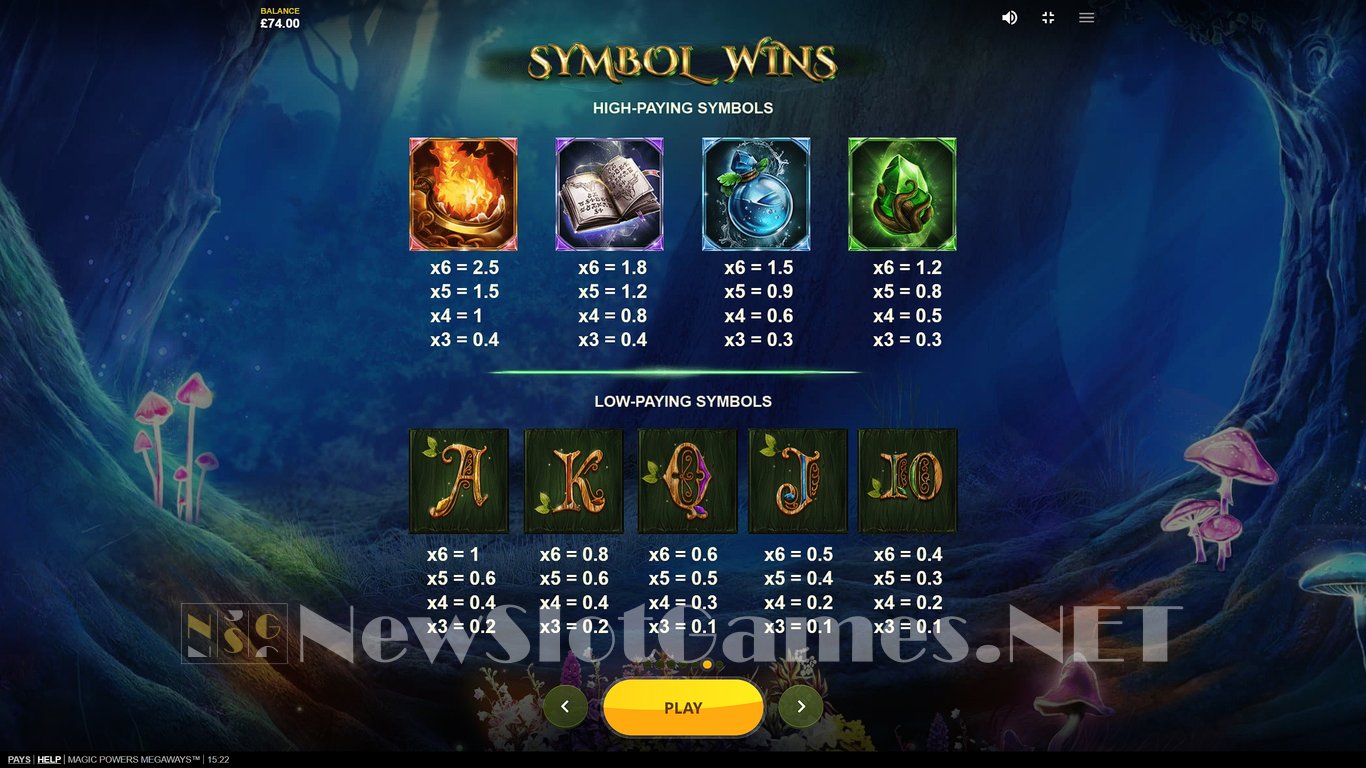 Magic Powers Megaways Slot Slot Image in Demo - pic. 7