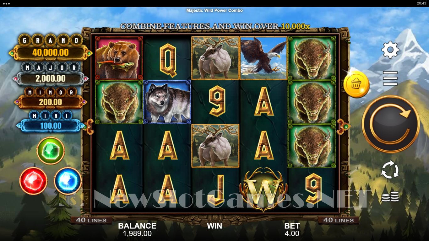 Majestic Wilds Power Combo Slot Slot Image in Demo - pic. 2