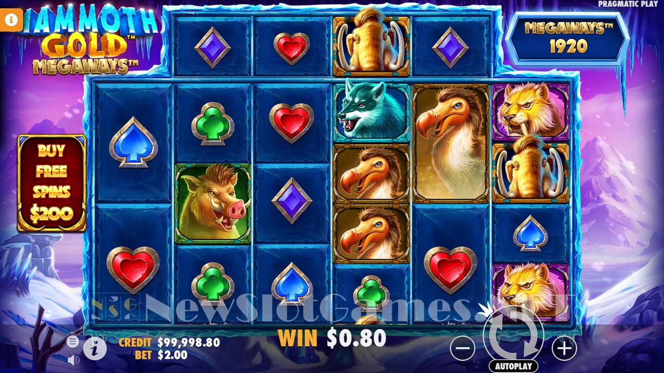 Mammoth Gold Megaways Slot Demo Image