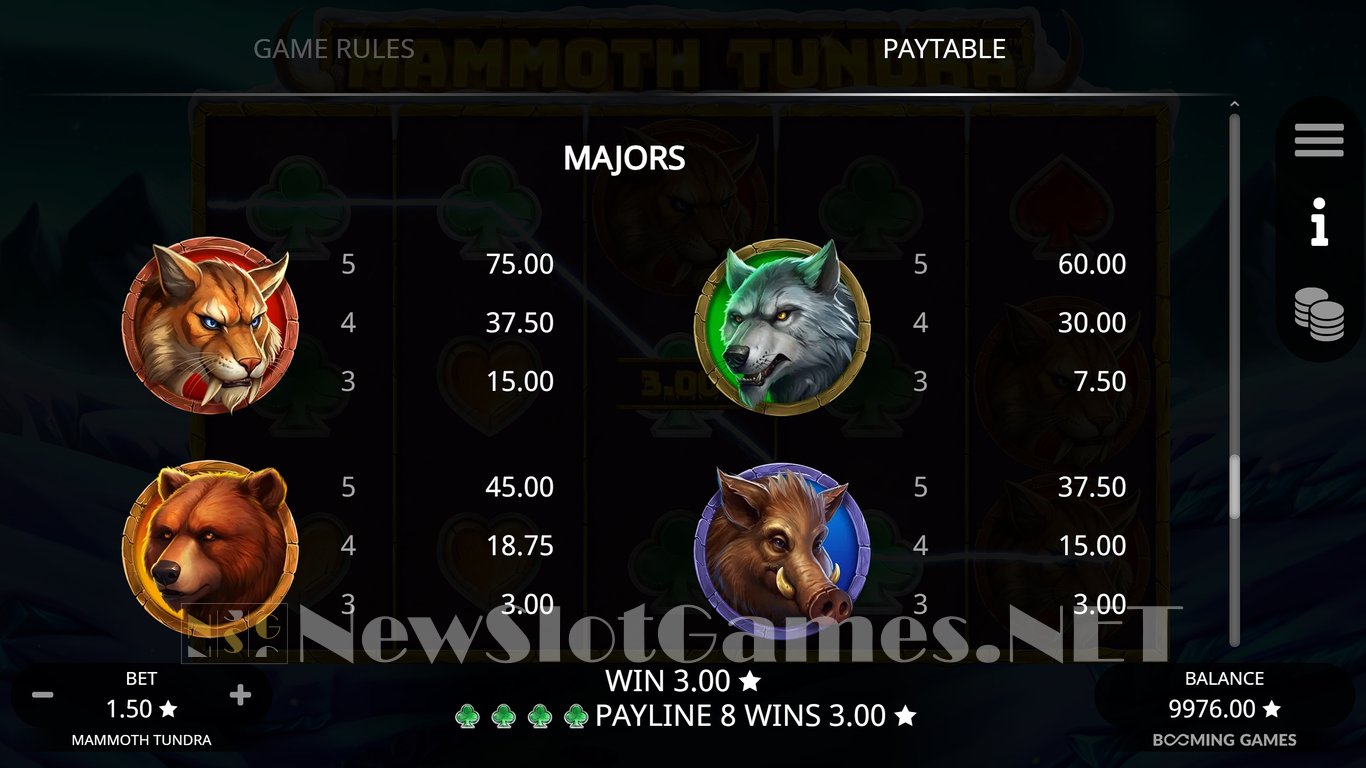 Mammoth Tundra Slot Slot Image in Demo - pic. 9
