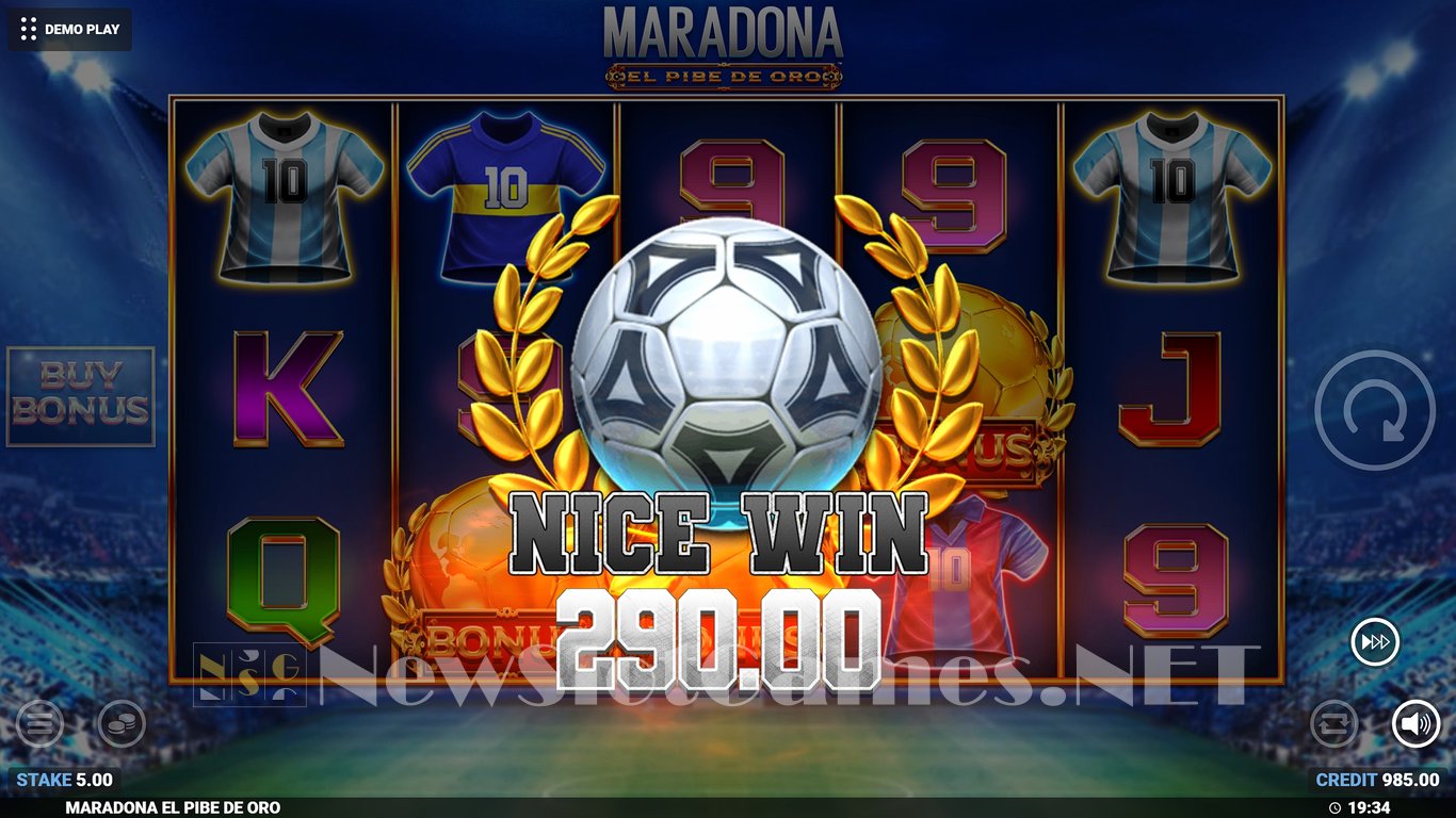 Maradona El Pibe De Oro Slot Slot Image in Demo - pic. 11