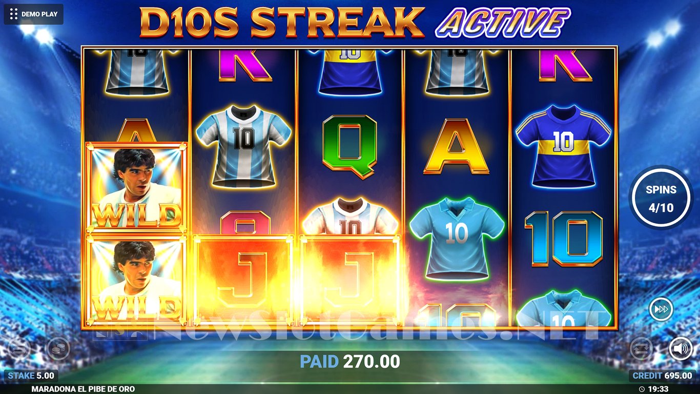 Maradona El Pibe De Oro Slot Slot Image in Demo - pic. 8