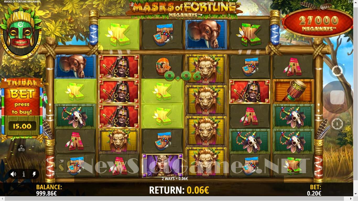 Masks of Fortune Megaways Slot Slot Image in Demo - pic. 2