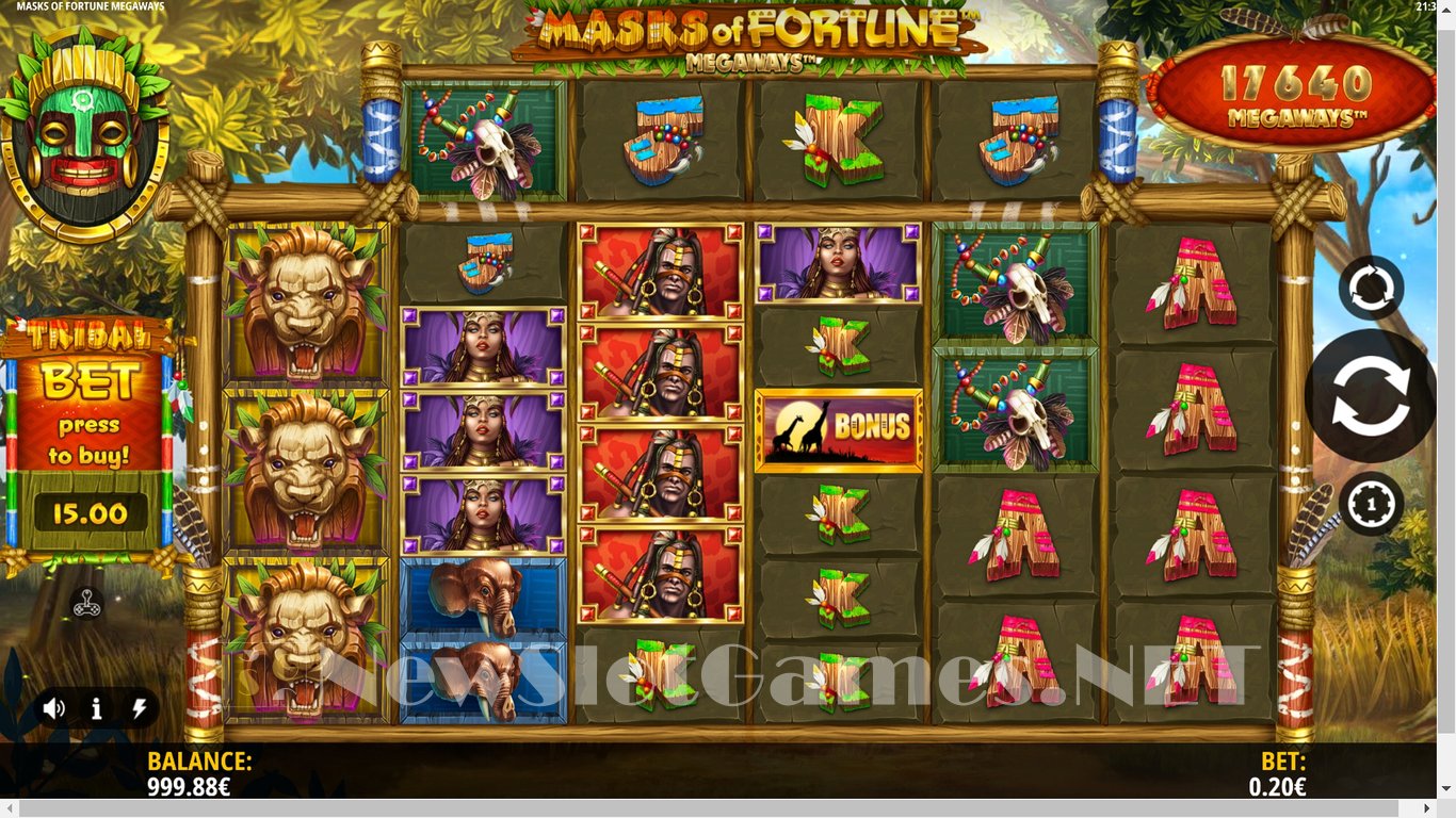 Masks of Fortune Megaways Slot Slot Image in Demo - pic. 3