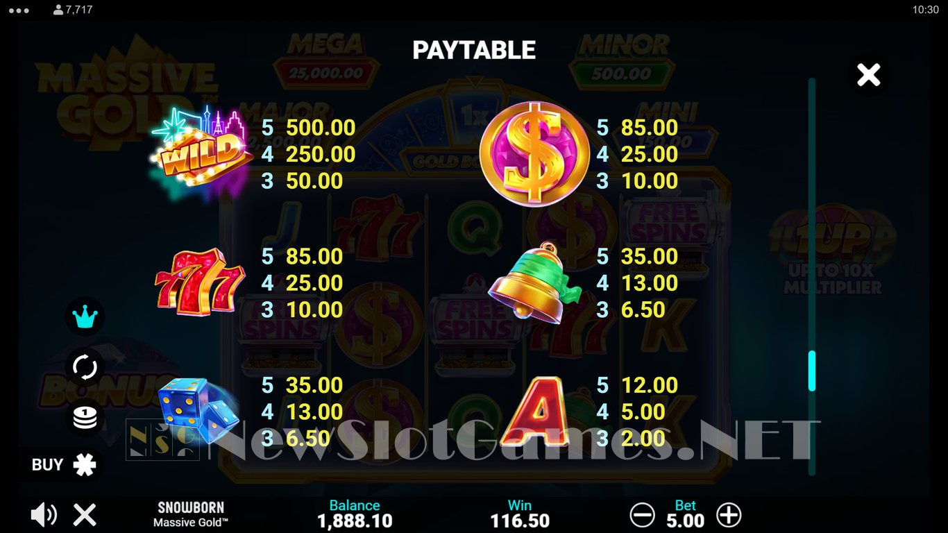 Massive Gold Slot Slot Image in Demo - pic. 15