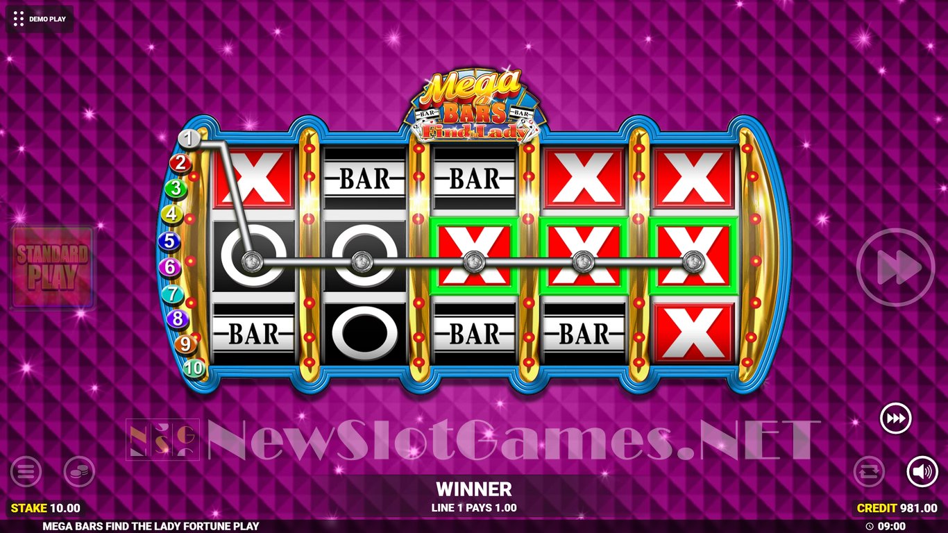 Mega Bars Find The Lady Slot Slot Image in Demo - pic. 9