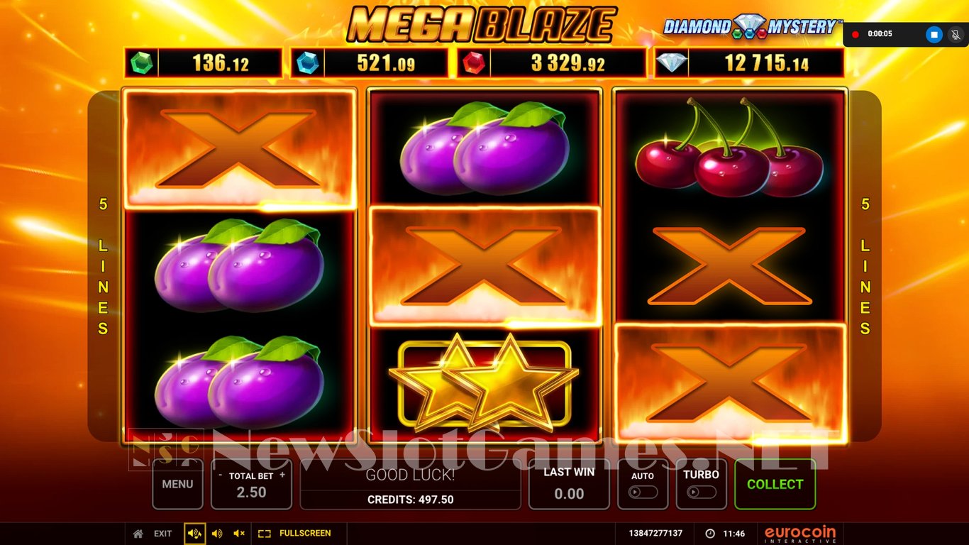 Mega Blaze Slot Slot Image in Demo - pic. 2