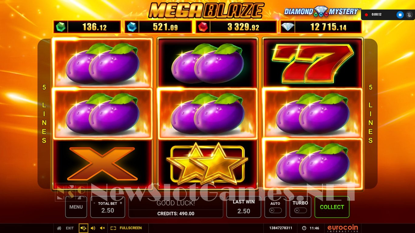 Mega Blaze Slot Slot Image in Demo - pic. 3