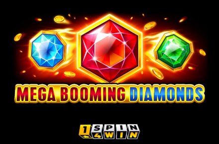 Mega Booming Diamonds Slot Logo