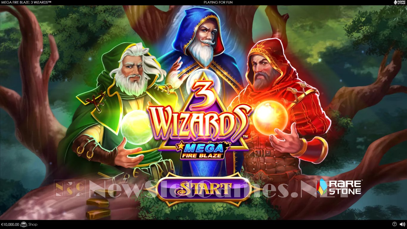 Mega Fire Blaze 3 Wizards Slot Demo Image