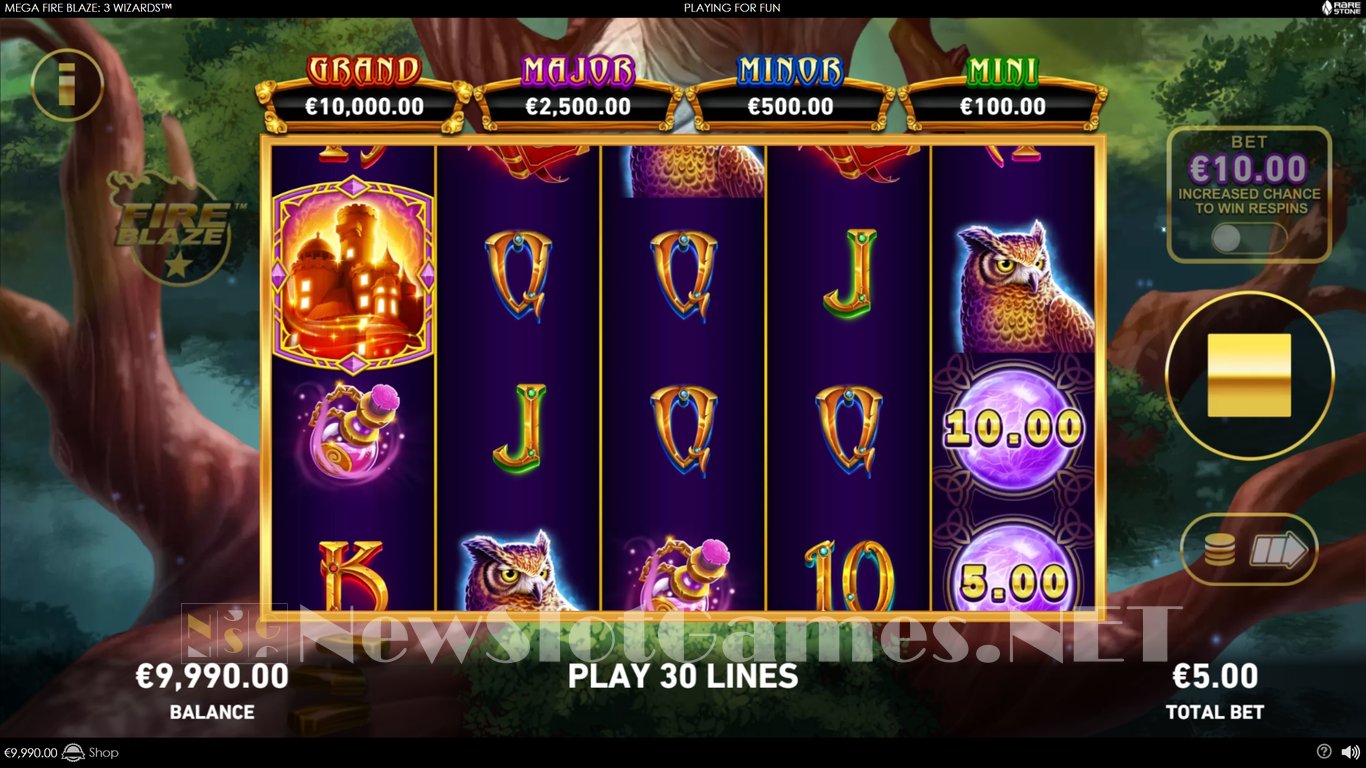 Mega Fire Blaze 3 Wizards Slot Slot Image in Demo - pic. 2