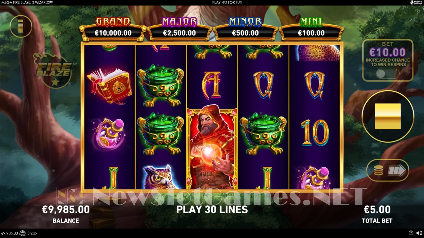 Mega Fire Blaze 3 Wizards Slot Slot Image in Demo - pic. 3