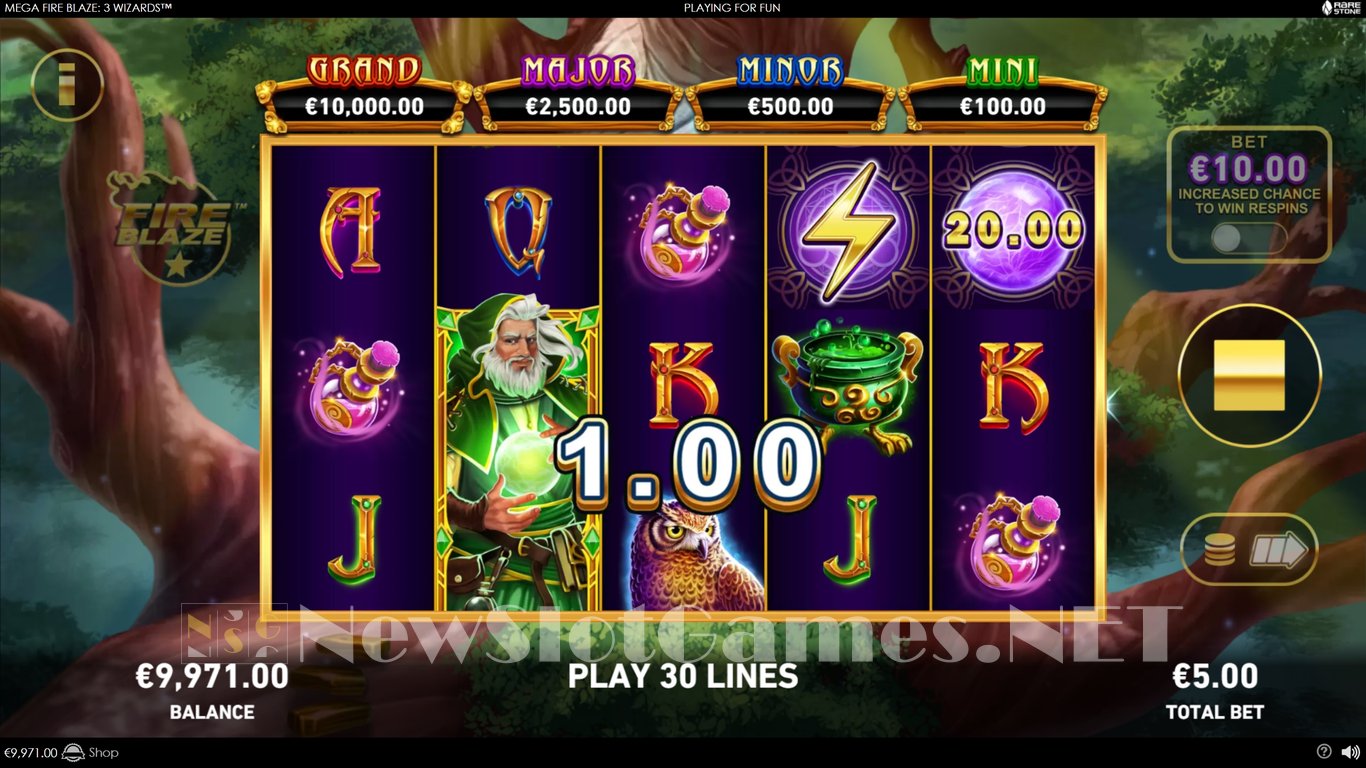 Mega Fire Blaze 3 Wizards Slot Slot Image in Demo - pic. 4