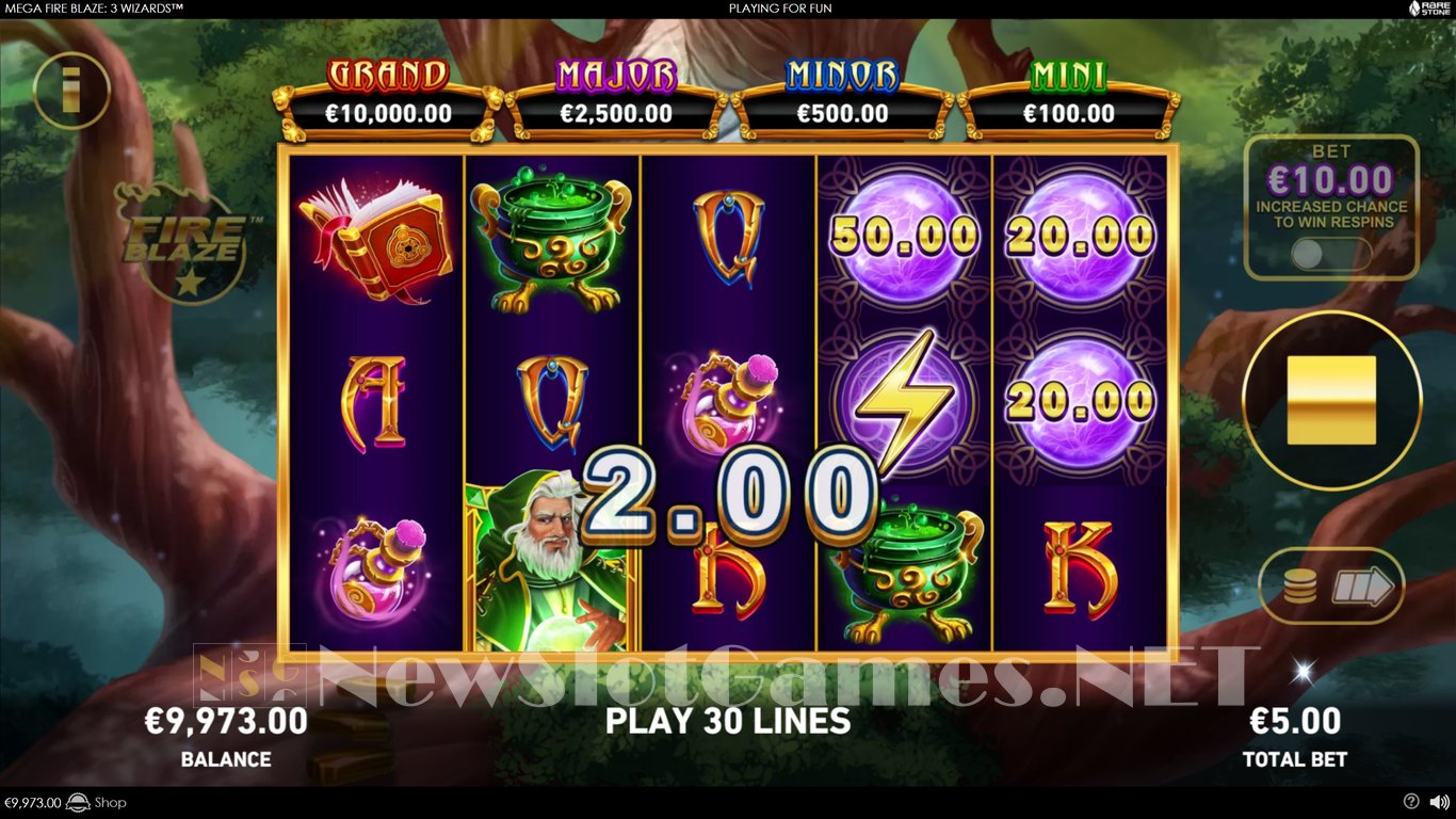 Mega Fire Blaze 3 Wizards Slot Slot Image in Demo - pic. 5