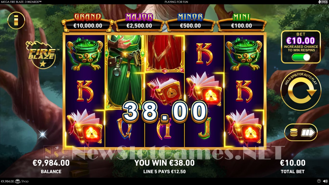 Mega Fire Blaze 3 Wizards Slot Slot Image in Demo - pic. 6
