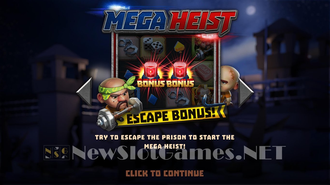 Mega Heist Slot Demo Image