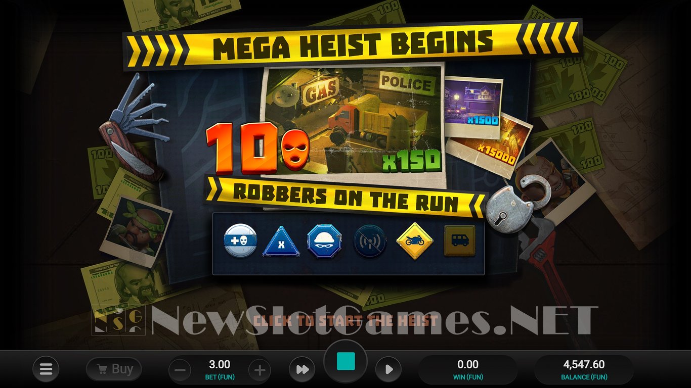 Mega Heist Slot Slot Image in Demo - pic. 9