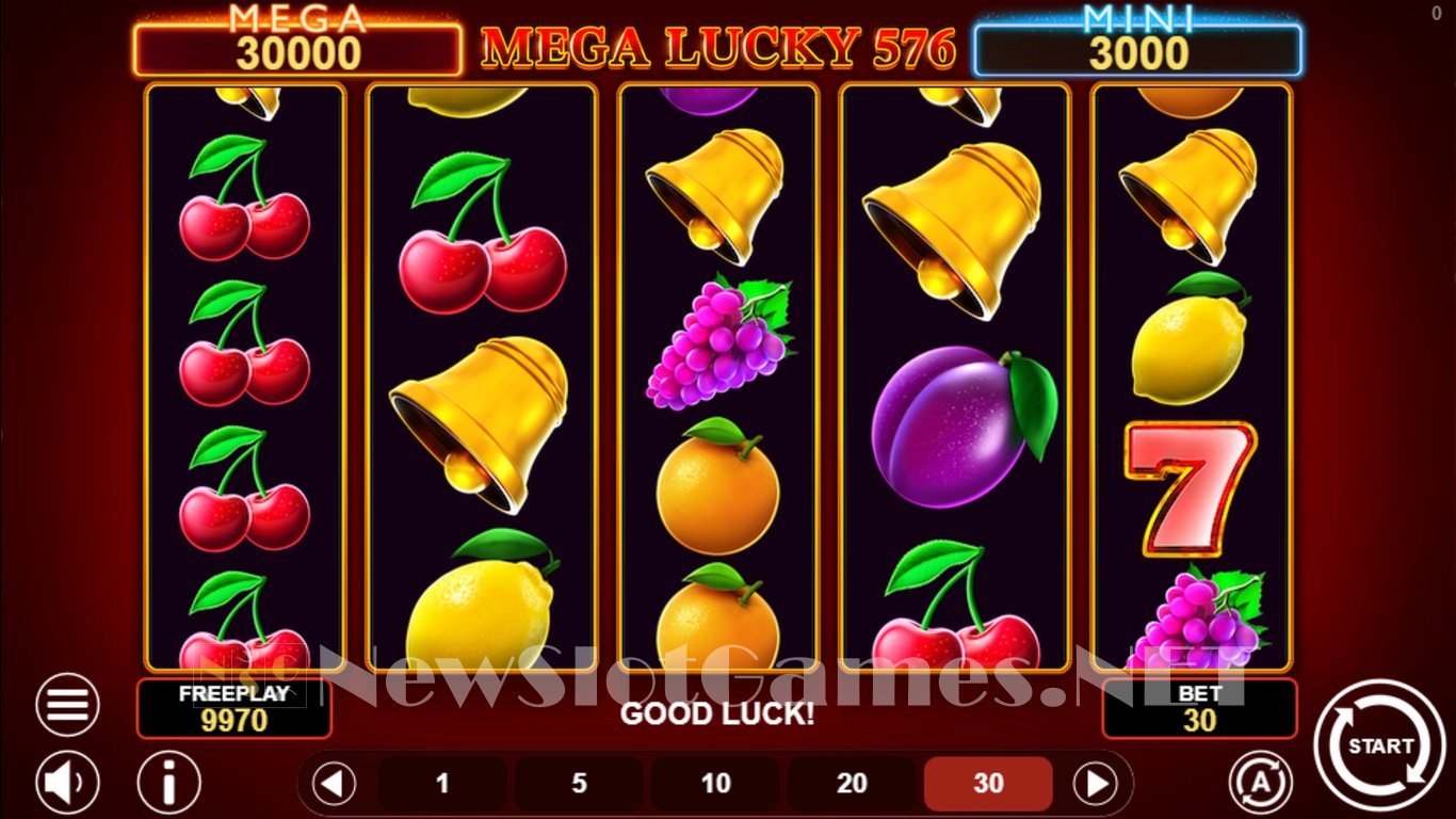 Mega Lucky 576 Slot Demo Image