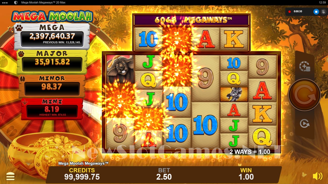 Mega Moolah Megaways Slot Slot Image in Demo - pic. 6