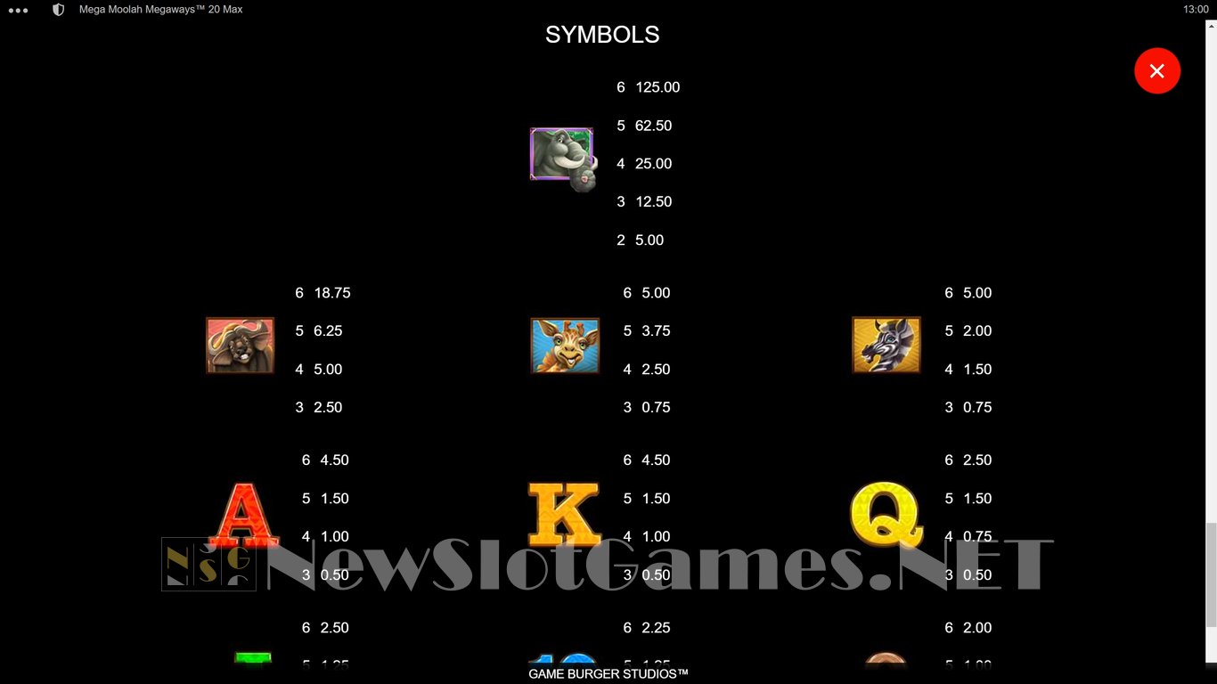 Mega Moolah Megaways Slot Slot Image in Demo - pic. 7