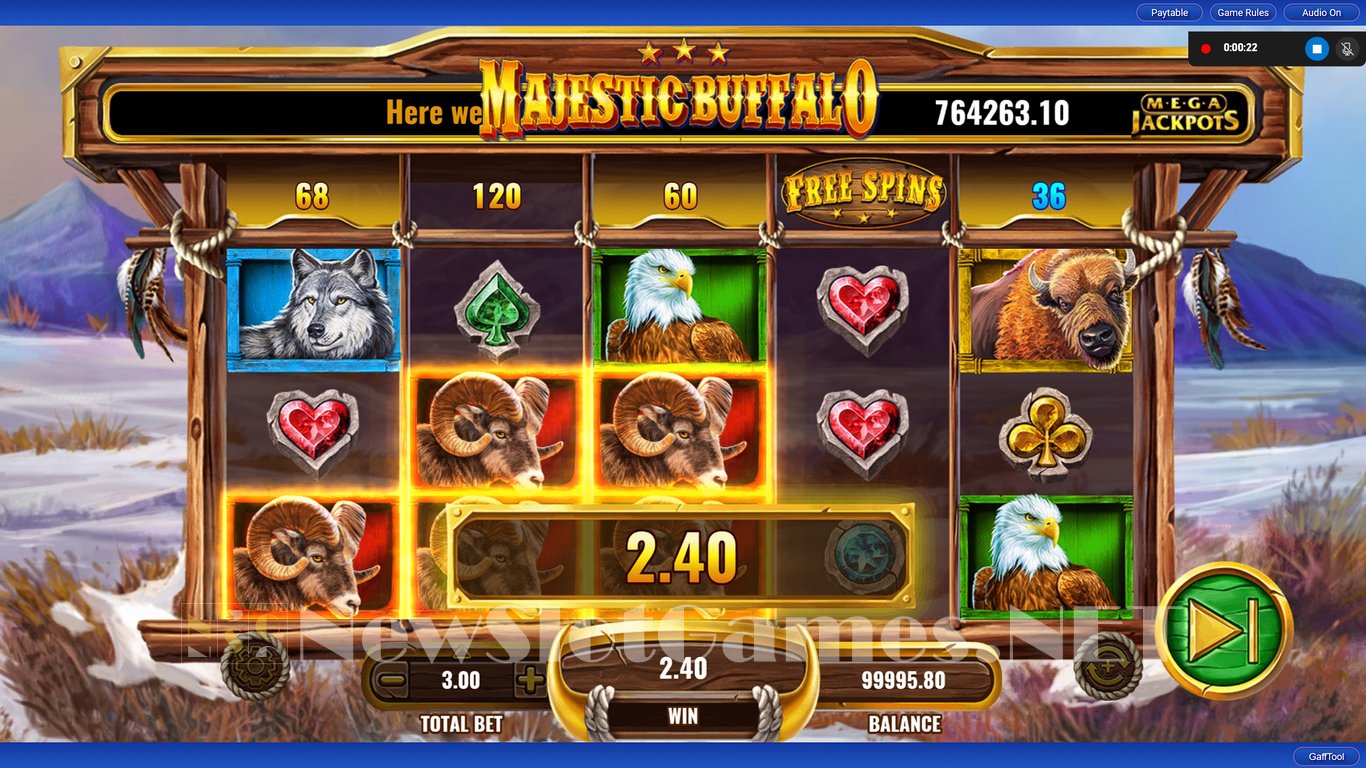 MegaJackpots Majestic Buffalo Slot Slot Image in Demo - pic. 4