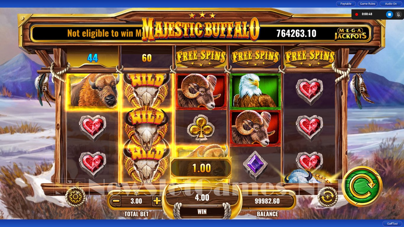 MegaJackpots Majestic Buffalo Slot Slot Image in Demo - pic. 6