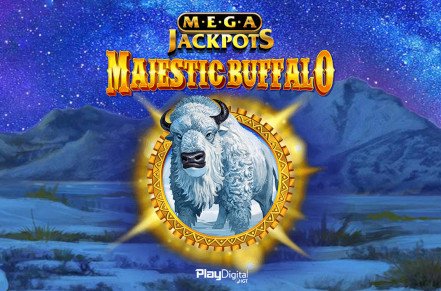 MegaJackpots Majestic Buffalo Slot Logo