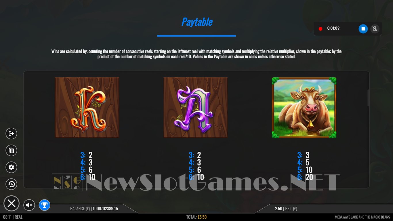 Megaways Jack and The Magic Beans Slot Slot Image in Demo - pic. 11