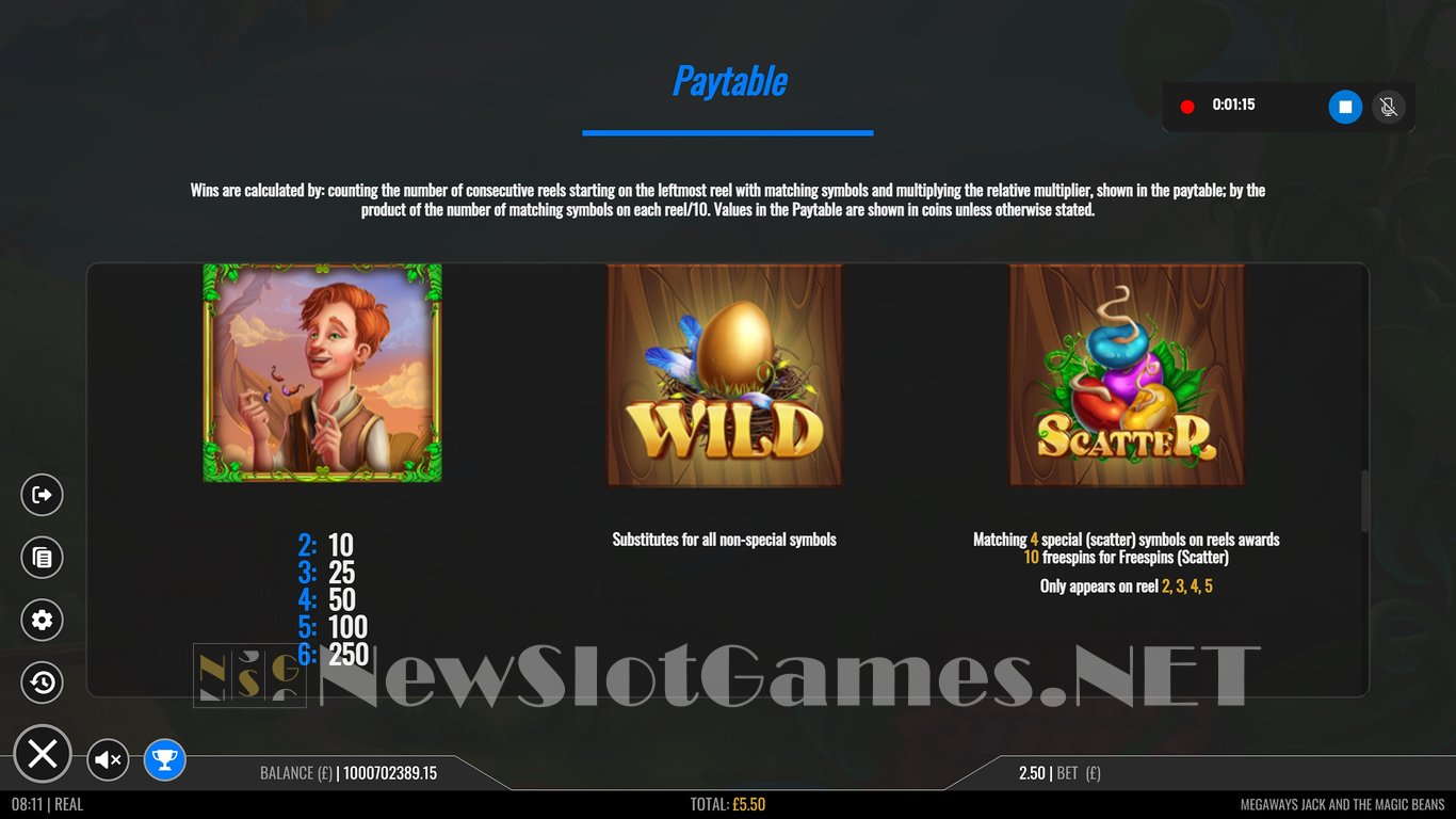 Megaways Jack and The Magic Beans Slot Slot Image in Demo - pic. 13