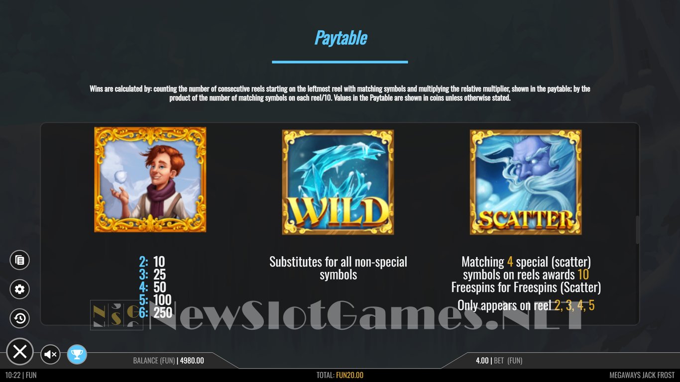 Megaways Jack Frost Slot Slot Image in Demo - pic. 10