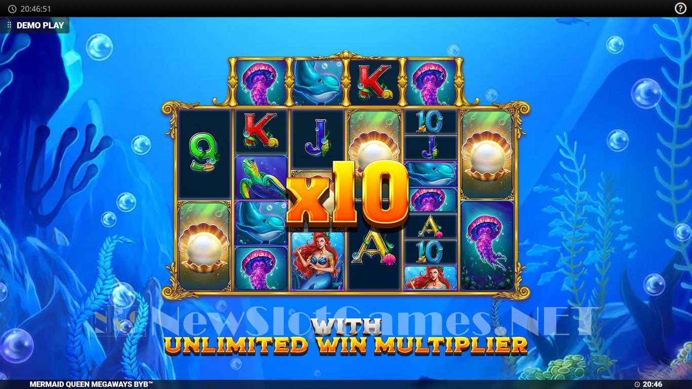 Mermaid Queen Megaways Slot Demo Image