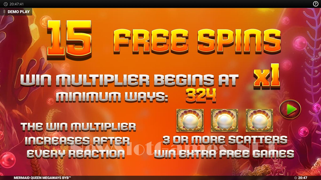 Mermaid Queen Megaways Slot Slot Image in Demo - pic. 10