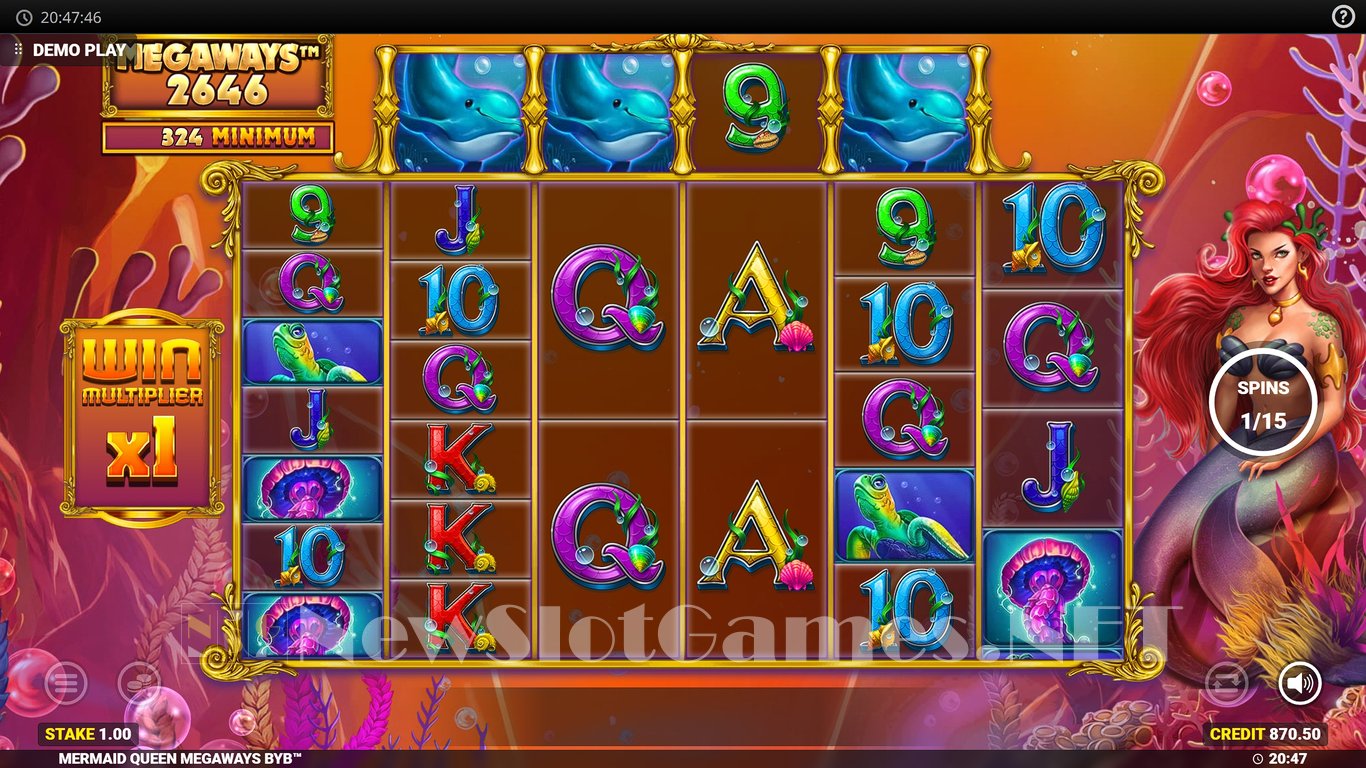 Mermaid Queen Megaways Slot Slot Image in Demo - pic. 11