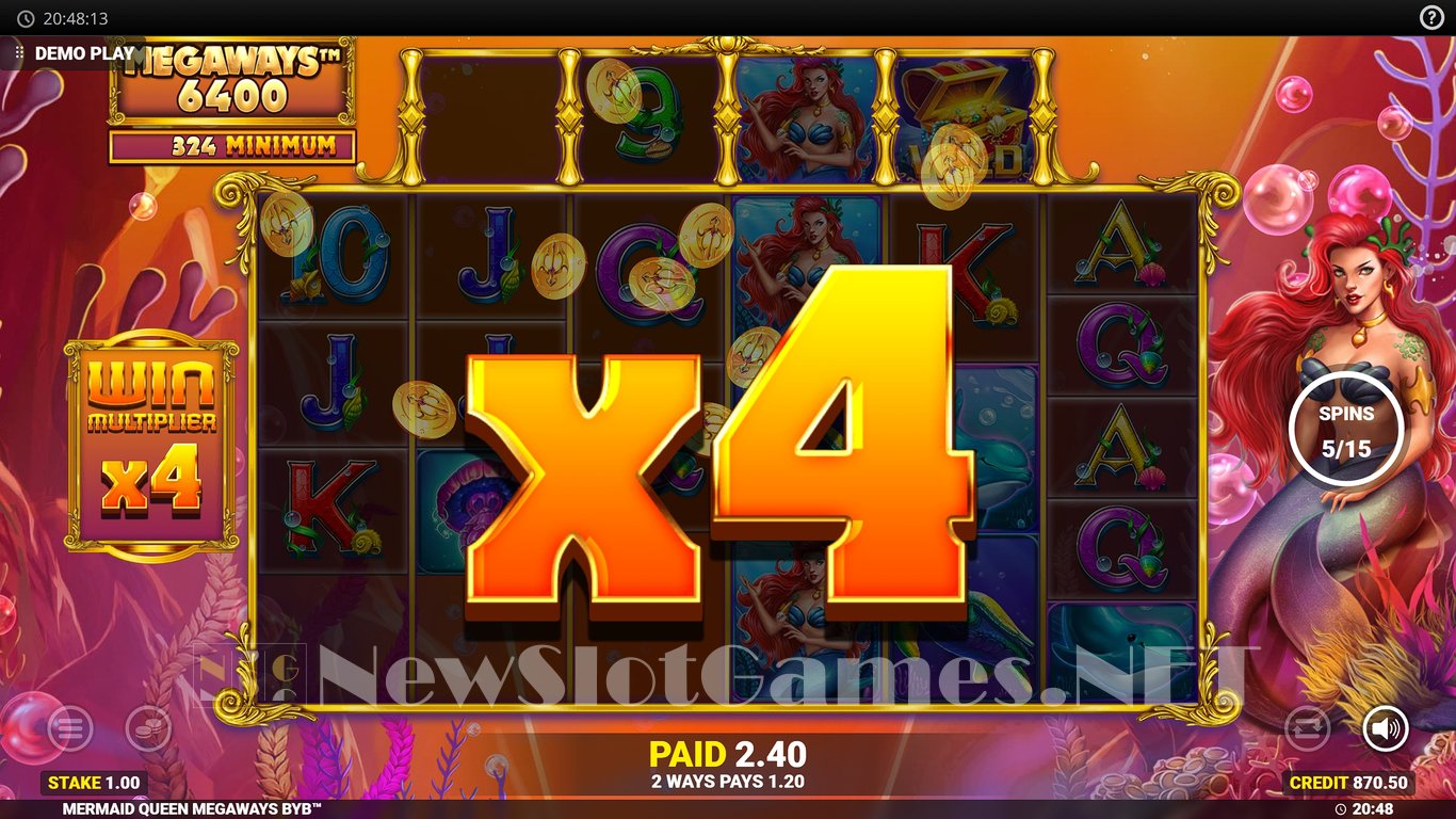 Mermaid Queen Megaways Slot Slot Image in Demo - pic. 12
