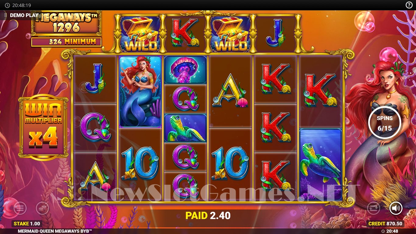 Mermaid Queen Megaways Slot Slot Image in Demo - pic. 14