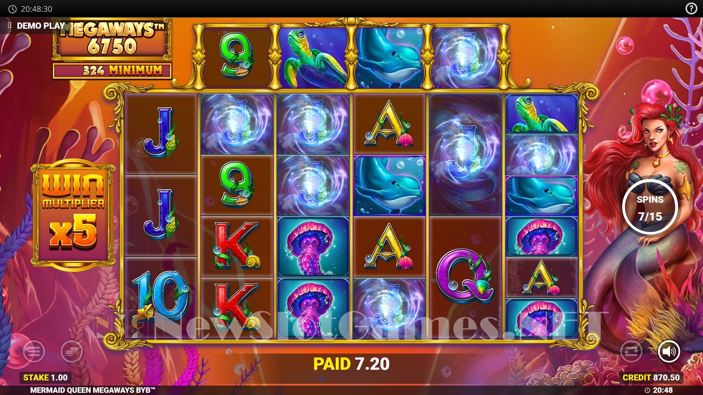 Mermaid Queen Megaways Slot Slot Image in Demo - pic. 15