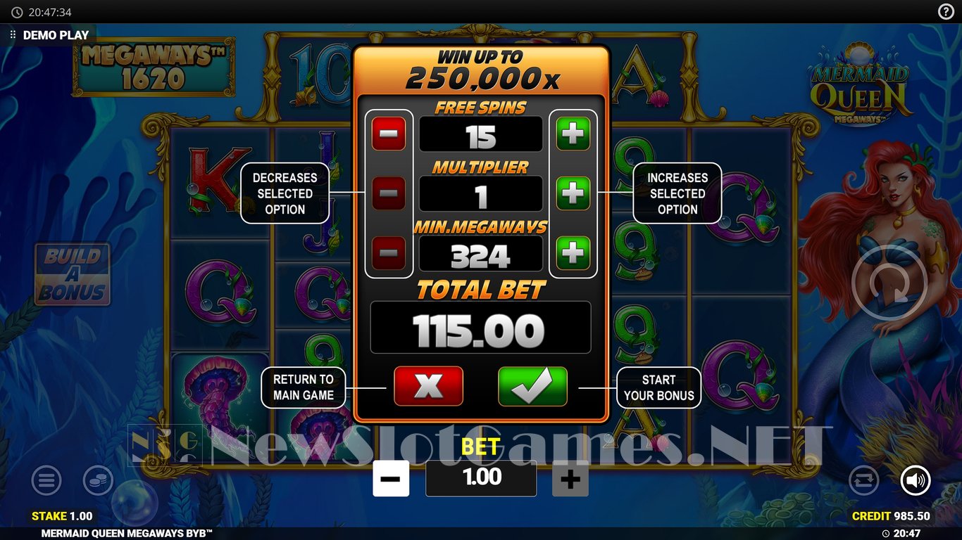 Mermaid Queen Megaways Slot Slot Image in Demo - pic. 9
