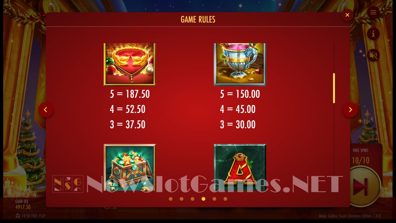 Midas Golden Touch Christmas Edition Slot Slot Image in Demo - pic. 15