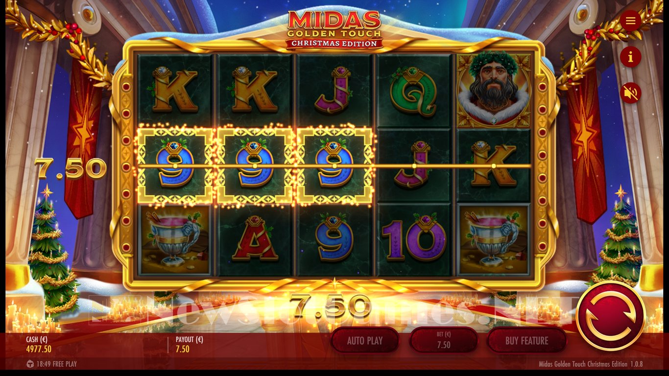 Midas Golden Touch Christmas Edition Slot Slot Image in Demo - pic. 4