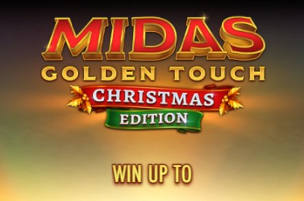 Midas Golden Touch Christmas Edition Slot Logo