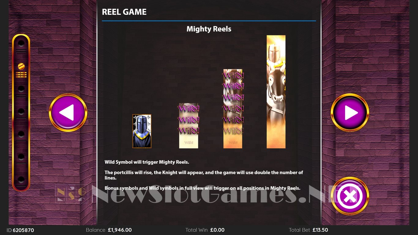Mighty Black Knight Wonder 500 Slot Slot Image in Demo - pic. 10